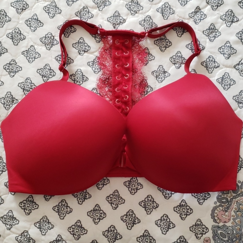 So obsessed push up red lace bra VS